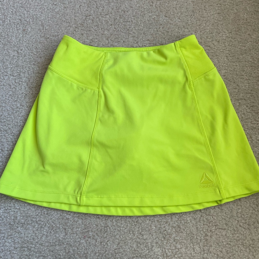 Reebok Women's Neon Yellow Athletic Skirt